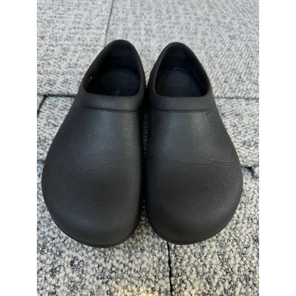 Crocs Bistro Black Slip Resistant Clogs Unisex 8 W 6 M - Picture 1 of 8
